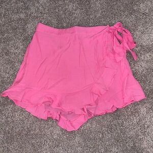 DO+BE Vibrant Pink Ruffled Skort